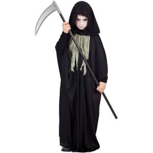 Zwarte halloween cape voor kinderen