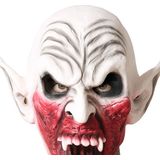 Halloween/Horror eng verkleed masker - Ork/zombie/monster/duivel - wit/bloed - volwassenen - Latex
