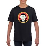 Halloween vampieren t-shirt zwart jongens en meisjes - Halloween kostuum kind