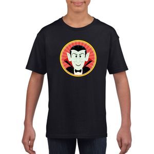 Halloween vampieren t-shirt zwart jongens en meisjes - Halloween kostuum kind