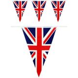 Engeland/UK/Groot Brittanie vlaggen versiering set binnen/buiten 2-delig - Landen decoraties voor fans/supporters
