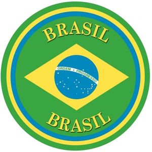 Brazilie versiering onderzetters/bierviltjes - 50 stuks - Brazilie feestartikelen