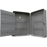 AMIG sleutelkluisje grijs - 93 sleutels - staal - 30 x 24 x 8 cm - sleutels opbergen sleutelkastje