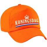 2x stuks Koningsdag pet / cap oranje - dames en heren - Hollandse petje / baseball cap