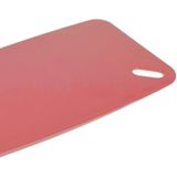 Excellent Houseware Snijplank - 2x - rood - Kunststof - 35 x 24 cm - voor keuken/voedsel