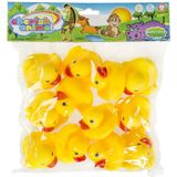 24x Badeendjes geel badspeelgoed 5.5 cm - Speelgoed - Badspeeltjes - Badeendjes