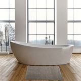MSV Badkamerkleed/badmat/toilet - voor op de vloer - beige - 40 x 60 cm - microvezel - anti-slip