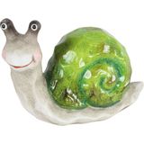 Countryfield Tuinbeeld slak - The Dude - kunststeen - H16 cm - groen