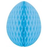 4x stuks hangende gekleurde paaseieren van papier 30 cm - Paas/pasen thema decoraties/versieringen - Honeycombs