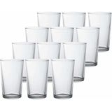 24x Drinkglazen/waterglazen Chope transparant 280 ml - Koffie/thee glazen Chope 280 ml