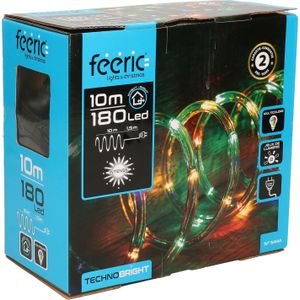 Feeric lights &amp; Christmas Lichtslang - 10M - gekleurd - 180 LEDs