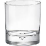 Bormioli Whisky tumbler glazen - 12x - Barglass serie - transparant - 280 ml
