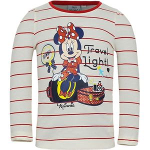 Minnie Mouse t-shirt wit/rood voor meisjes