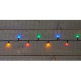 1x Kerstverlichting 80 gekleurde leds met dimmer en timer - voor buiten en binnen - boomverlichting