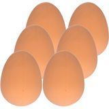 15x Namaak eieren stuiterend bruin
