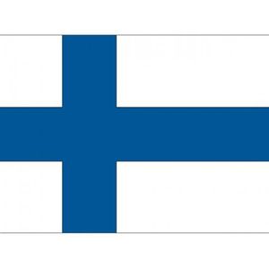 20x Binnen en buiten stickers Finland 10 cm - Finse stickers - Supporter feestartikelen - Landen decoratie en versieringen