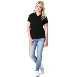 Dames poloshirt zwart