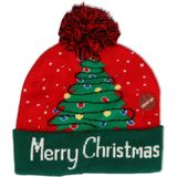 Foute kerstmutsen/wintermutsen Merry Christmas met verlichting- Foute kerstmutsen- Kerstmis mutsen voor volwassenen