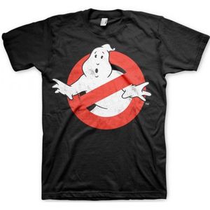 Ghostbuster verkleed t-shirt heren zwart