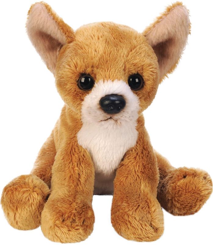 Suki Gifts Knuffel Chihuahua hond - 13 cm - pluche - knuffelhond - knuffeldieren