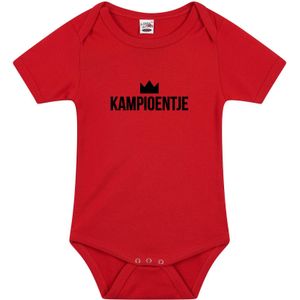 Belgie supporter Kampioentje verkleed baby rompertje rood jongens en meisjes -  EK / WK babykleding/outfit