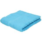 Luxe handdoeken turquoise 50 x 90 cm 550 grams - Badkamer textiel badhanddoeken