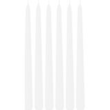 18x Witte dinerkaarsen 30 cm 13 branduren - Geurloze kaarsen - Tafelkaarsen/kandelaarkaarsen