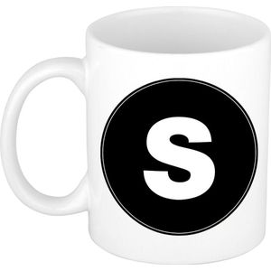Mok / beker met de letter S voor het maken van een naam / woord - koffiebeker / koffiemok - namen beker
