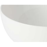 Vivalto Kommetjes/serveer schaaltjes/soepkommen - 8x - Opal - keramiek - D15 x H6 cm - ivoor wit - Stapelbaar
