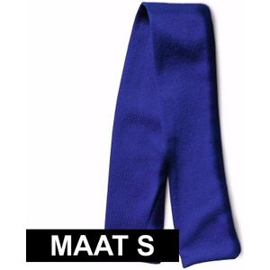Knuffel kleding blauwe sjaal maat S voor Clothies knuffels