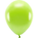 300x Lichtgroene/limegroene ballonnen 26 cm eco/biologisch afbreekbaar - Milieuvriendelijke ballonnen