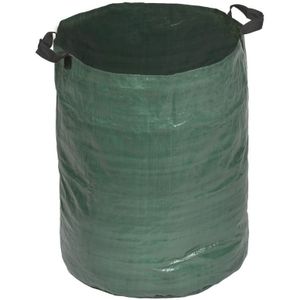 Groene tuinafvalzakken opvouwbaar 120 liter - Tuinafvalzakken - Tuin schoonmaken/opruimen - Tuinonderhoud