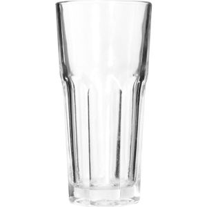 4x Longdrinkglazen/waterdrinkglazen - 280 ml - 4-delig - drinkglazen/frisdrankglazen