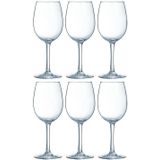 12x Stuks wijnglazen voor rode wijn 260 ml - Vina Vap - Bar/cafe benodigdheden - Wijn glazen