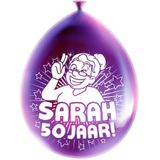 Paperdreams Sarah/50 jaar feest set - Ballonnen &amp; vlaggenlijnen - 17x stuks