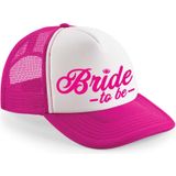 Vrijgezellenfeest dames petjes sierlijk - 1x Bride to Be roze + 9x Bride Squad zwart - Vrijgezellen vrouw accessoires/ artikelen
