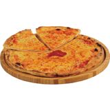 Bamboe Houten Pizza Serveerplank 32 cm - Serveerplanken/Snijplanken - Pizza Snijplank - Pizzabord
