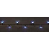 Set van 2x stuks kerstverlichting helder wit 80 leds met dimmer en timer functie 800 cm - voor buiten en binnen - Boomverlichting