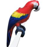 Opblaasbare ara papegaai vogel 25 cm decoratie - Opblaasdieren decoraties