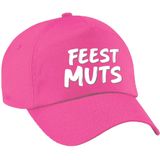 Feestmuts fun pet roze voor dames en heren - feestmuts baseball cap - carnaval fun accessoire