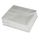 75x witte servetten 33 x 33 cm - Papieren wegwerp servetjes - Wit versieringen/decoraties