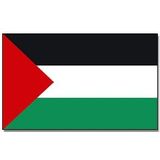 3x stuks vlag Palestina 90 x 150 cm feestartikelen - Palestina landen thema supporter/fan decoratie artikelen