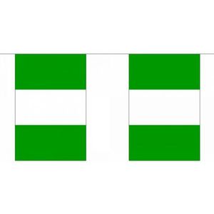 Luxe Nigeria vlaggenlijn 9 m