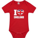 I love England baby rompertje rood jongens en meisjes - Kraamcadeau - Babykleding - Verenigd Koninkrijk landen romper