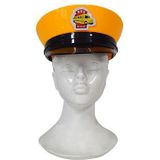 Gele bus chauffeur verkleed pet plastic - Carnaval hoeden