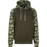 Just Hoods capuchon sweater camouflage/green voor heren - Classic Hooded Sweat - Hoodie - Heren kleding