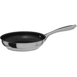 Secret de Gourmet - Koekenpan - Alle kookplaten/warmtebronnen geschikt - zilver/zwart - Dia 24 cm