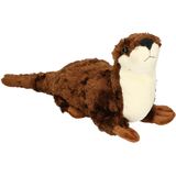 Uni Toys Knuffeldier Otter - zachte pluche stof - bruin - 26 cm - dieren speelgoed