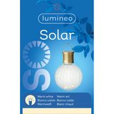 Lumineo Solar led hanglamp - set 6x - zonne-energie - kunststof - warm wit