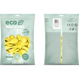 200x Gele ballonnen 26 cm eco/biologisch afbreekbaar - Milieuvriendelijke ballonnen